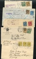 1922 Admiral Issue Covers (5) Of Which Three Are Registered, Two Going To Germany With TIMISKAMING STATION P.O Cancels,  - Autres & Non Classés