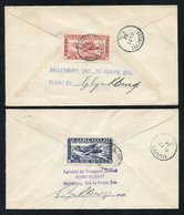 1926 (OCT 19) Fairchild Stamp (CL11) On First Flight Cover (pilot Signed), Elliot Fairchild 25c Stamp (CL10) On First Fl - Autres & Non Classés