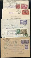 1929-43 Covers (11), All Either Registered Or Airmail, Three Censored. Destinations Incl. UK, Jamaica, Egypt, Liechtenst - Autres & Non Classés