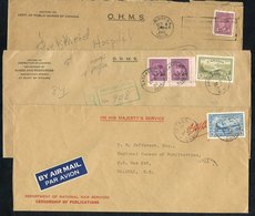 1941-51 O.H.M.S Covers (17) All With O.H.M.S Perfin Stamps, Mainly Internal, A Couple Going Overseas. - Autres & Non Classés