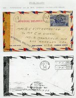 1942-46 Wartime Usage Of The Special Delivery Stamps. Covers (10) That Have Either Been Censored (5) Or Have The Wartime - Autres & Non Classés