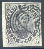 1851 Printing Without Visible Laid Lines In Paper 6d Greyish Purple, Good To Large Margins & Fine Target Cancel. Small I - Autres & Non Classés