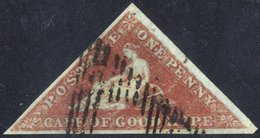 1853 1d Deep Brick-red, Good To Large Margins, FU With Triangular Cancel, SG.1a. (1) Cat. £450 - Sonstige & Ohne Zuordnung