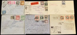 1928-37 First Flight Covers (6) Incl. Doolittle 1928 May 8th Survey Santiago - Buenos Aires With Cachet, CGA 1929 Aug 15 - Sonstige & Ohne Zuordnung