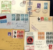 1930's-50's Covers (approx 100 Items) On Display Leaves With A Good Variety Of Frankings, C.d.s's, Special Cancels, Slog - Autres & Non Classés