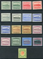1908-20 MCCA Set, Fine M Incl. Extra Shades Of ½d, 1d, 2d, 2½d, 3d, 6d Shades, SG.47/54. (17) Cat. £167 - Autres & Non Classés