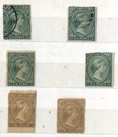 Small Stock Book Containing QV To 1s M & U Incl. 1878 6d & 1s, 1883-1902 ½d (5), 1d (21), 2½d (12), 6d (6), 9d (4), 1s ( - Autres & Non Classés