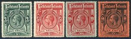 1912 MCCA 3s, 5s, 10s & £1, Fine M, SG.66/69. (4) Cat. £950 - Sonstige & Ohne Zuordnung