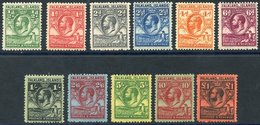 1929-36 Whale & Penguin Set, Fine M (£1 Has Slight Gum Crease), SG.116/126, Cat. £700. - Autres & Non Classés