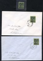 1937 Dec 31st Local Cover Franked 1s Black/emerald Line Perf SG.122a, Tied PS.Dec.31.37 (SH PS.2A) Similar Cover Stamp T - Autres & Non Classés