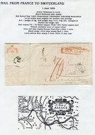 1793-1871 Collection Of Paid & Unpaid Mail Bearing A Variety Of Marks Incl. Red Framed 'DEB LIMIT' (Concessionary Border - Sonstige & Ohne Zuordnung