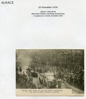 1914-40 Collection Of Mail From The Province After Its Liberation From Germany In 1914 To Its Reoccupation In 1940. Lot  - Autres & Non Classés