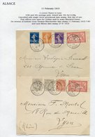 1915-19 Collection Of Covers & Cards, A Few Registered, During The Period Of The Partial & Final Full Liberation Of The  - Autres & Non Classés