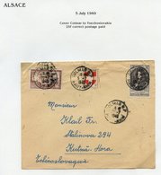 1945-55 Collection Of Covers & Cards On Written-up Leaves Bearing A Variety Of Frankings & Cancels Incl. Postage Dues An - Autres & Non Classés