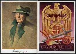 1937 International Hunting Exhibition Berlin, A Fine Card Featuring 'Goering' + 1940 Propaganda Commemorating 'The Day O - Autres & Non Classés