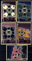 THIRD REICH Group Of 13 Cards From A Series Of 21 'The Victorious Flags & Standards Of The German Wehrmacht' By Artist G - Autres & Non Classés