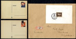 MISCELLANEOUS Cover Assortment Incl. Propaganda Cards - Hitler Meeting Children, Feldpost Cards Depicting Churchill, Cha - Sonstige & Ohne Zuordnung