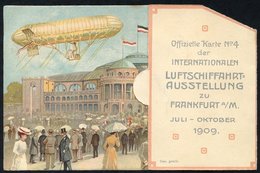 1909 Novelty 'Pop Up' P.P.C Depicting A Ship And Balloons In Flight, Fine, Scarce. - Autres & Non Classés