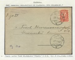 1916-43 Selection Of Covers With Optd 'Postgebiet Ob Ost' Or 'Ostland' Issues. Various Cancels For Registered & Express  - Sonstige & Ohne Zuordnung