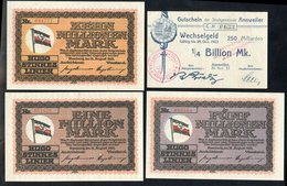 BANKNOTES Local Issues Annweiler 1923 ¼ Billion Mark Or 250 Milliarden, EF, Also HUGO STINNES LINIEN Hamburg - Private S - Autres & Non Classés