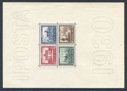 1930 IPOSTA M/Sheet, M (horizontal Creases At Top & Base, Hardly Detracts From Appearance), SG.MS464a. (1) - Sonstige & Ohne Zuordnung