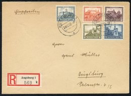 1932 Welfare Set, SG.485/9, Mi.475/8 Together On A Reg Cover From Aurburg 1, (basic FU Set Cat. £130). - Autres & Non Classés