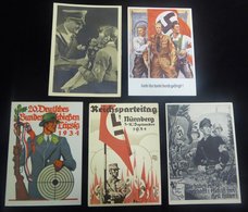 1936-41 Selection Of Propaganda Cards (24) Incl. 1936 20th German Shooting Competition In Leipzig, 1934 Official Reichsp - Autres & Non Classés