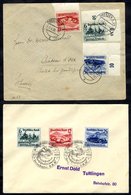 1939 Berlin Motor Show Set + Set Overprinted For Nuremburg Ring On Two Covers, The Latter With Commemorative Cancel. (2) - Autres & Non Classés