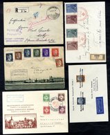 1940-41 Selection Of Covers Bearing A Variety Of Frankings From Latvia, Lithuania, Poland & Luxembourg Incl. Attractive  - Autres & Non Classés