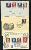 1952-53 Famous Berliners 10pf, 20pf, 40pf Mi.95, 97, 100, Each On Illustrated FDC's With Appropriate Cancellations (Cat. - Sonstige & Ohne Zuordnung