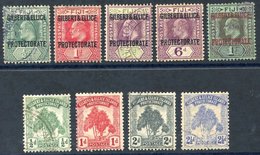 1911 ½d, 1d, 5d, 6d & 1s FU, From SG.1/7, 1911 Pandanus Set FU, SG.8/11. Cat £350 (9) - Other & Unclassified