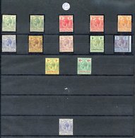 1913-51 M & U Collection On Black Stock Leaves Incl. 1913-22 MCCA Set M (except 3d Is FU), 1921-32 M Or U To 2s, 1935 Si - Autres & Non Classés