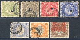 KENYA & UGANDA 1922 Postage & Revenue KGV Stamps Fiscally Used 1s, 3s, 5s, 10s Law Courts Cancels & Punched, £1 & £5 Law - Sonstige & Ohne Zuordnung