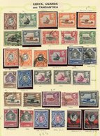 K.U.T 1938-54 KGVI Defins M Or U Incl. P.14 10c Red-brown & Orange UM, 20c M, 2s & 5s UM & £1 M, P.13¼ 10s M (clean Gum) - Autres & Non Classés