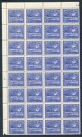 1949 32p Ultramarine 'The Twenty Two Fountains Balaju' UM Block Of Thirty-two (¼ Sheet), SG.71, Cat. £308 - Autres & Non Classés