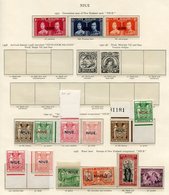 1937 Coronation Set UM, 1941 Postal Fiscal Set UM (10s Marginal) - Toned Gum, SG.79/82, 1944-54 Postal Fiscal Set UM (al - Sonstige & Ohne Zuordnung