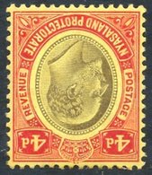 1908 MCCA 4d Black & Red/yellow, Wmk Inverted, Fine M, SG.76w. (1) Cat. £150 - Sonstige & Ohne Zuordnung