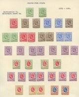 1903-04 CCA Sets (2) To 5s, Fresh Fine O.g, With Extra 1s, 6d (5), 4d (2), 3d (5), 2½d (2), 2d (5), 1d & ½d (2). Lovely  - Sonstige & Ohne Zuordnung