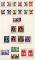 1947-51 Collection U On Philatelic Leaves Incl. 1947 & 1948 Sets And 1947-51 Officials Complete (one Of Each Val, Two St - Autres & Non Classés