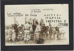 CPA Serbie Serbia Non Circulé Les Crimes Autriche Hongrie Carte Photo RPPC - Serbie