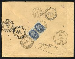 1894 Registered Cover Bearing On Reverse Pair 10k, Tyra C.d.s. 16.MAR.94, Also Ropit C.d.s, Odessa C.d.s. Two Types, Gal - Autres & Non Classés