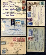 1920's-40's Postal History Accumulation With A Wide Variety Of Single & Mixed Frankings, Many Registered, Destinations I - Autres & Non Classés