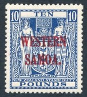 1935-42 Arms £10 Indigo Blue, Fine M, SG.194. (1) Cat. £225. - Sonstige & Ohne Zuordnung