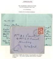 1939 Censored Cover & Letter To Wexford, Ireland,  From The Humphrey French Correspondence, With A 2a Cancelled BERBERA  - Sonstige & Ohne Zuordnung