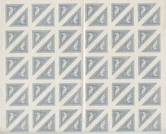 1926 Seated Hope Triangular Complete Sheets Of 120 (2) In Two Distinctive Shades, Each With Horizontal & Vertical Fold B - Sonstige & Ohne Zuordnung