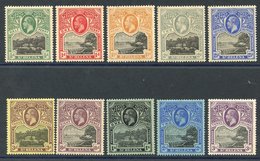 1912-16 MCCA Set, M (1s Tones), SG.72/81. Cat. £150 (10) - Autres & Non Classés