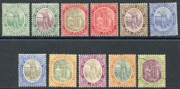 1905-18 MCCA Set To 1s M, 5s VFU, SG.11/21 Cat. £210 (11) - Sonstige & Ohne Zuordnung