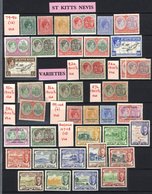 1938-50 Defin Set (SG.68/77f) + Perf Variations, 1950 Tercentenary Set, 1952 Defin Set (S.94/105), All M. (37) Cat. £330 - Autres & Non Classés