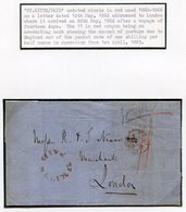 1864 (13 May) Entire To London, Rated '11' Showing Fine Circular Undated 'ST. KITTS/PAID' & Arrival Paid C.d.s. (28.5) W - Autres & Non Classés