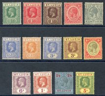 1921-30 MSCA Set M, SG.91/105. Cat. £140 (14) - Autres & Non Classés